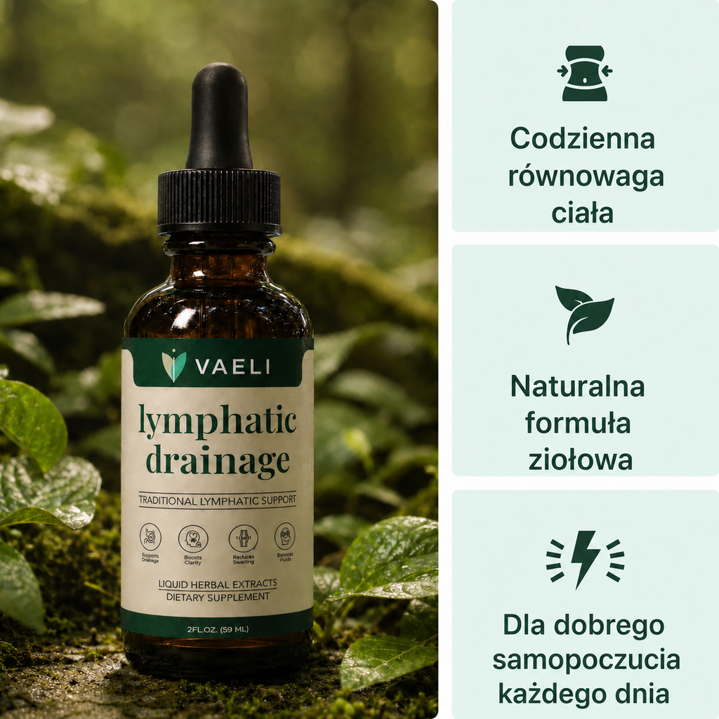 Vaeli™ — Krople na drenaż limfatyczny