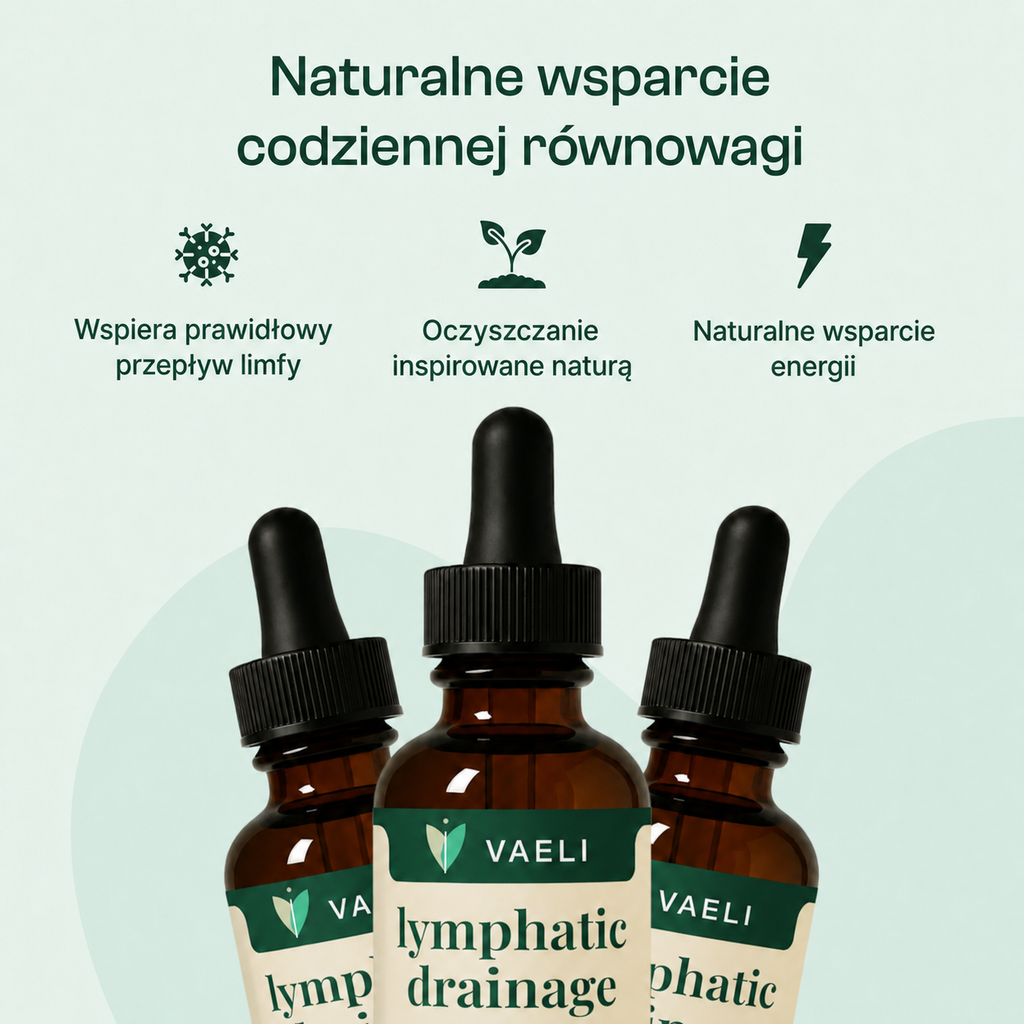 Vaeli™ — Krople na drenaż limfatyczny