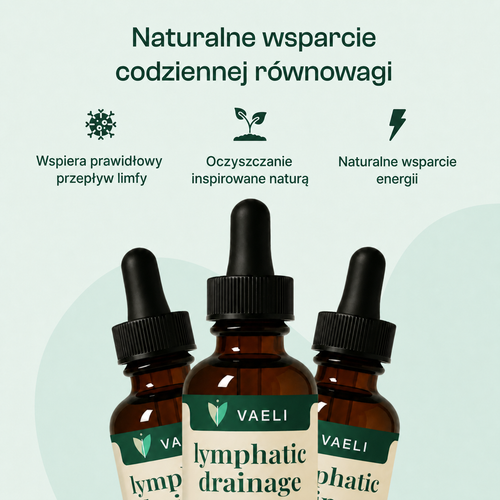 Vaeli™ — Krople na drenaż limfatyczny